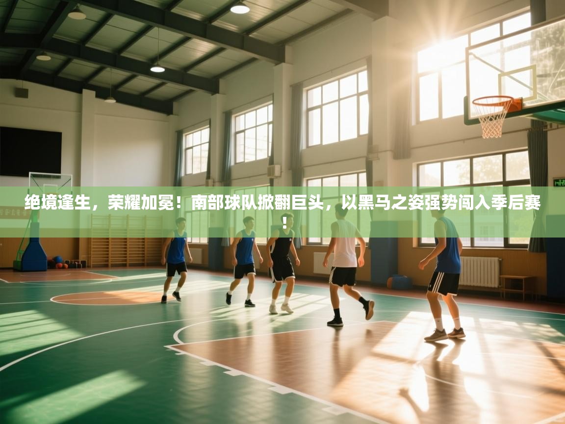 绝境逢生，荣耀加冕！南部球队掀翻巨头，以黑马之姿强势闯入季后赛！  第1张
