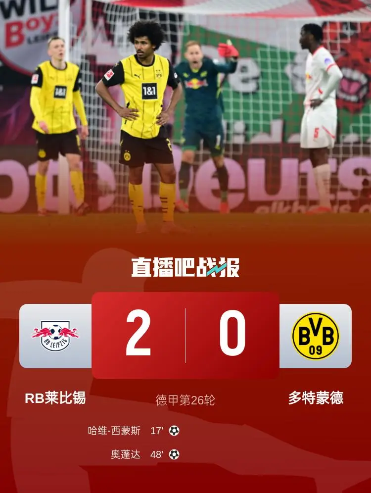 RB莱比锡遭遇失利,前景变得不明朗的简单介绍 RB莱比锡遭遇失利,前景变得不明朗的简单介绍